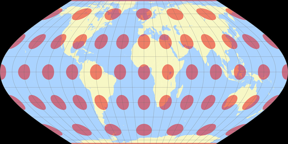 Eckert VI Tissot Indicatrix