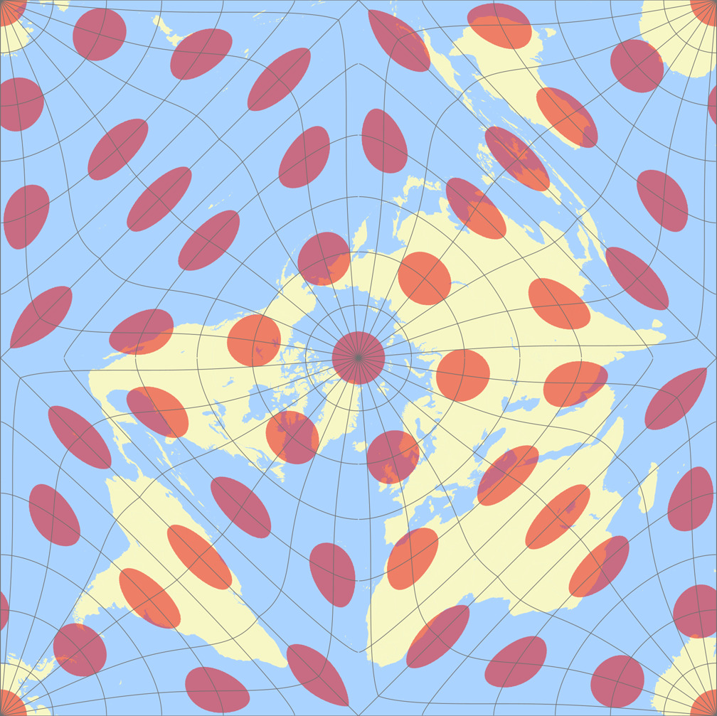 Gringorten Tissot Indicatrix