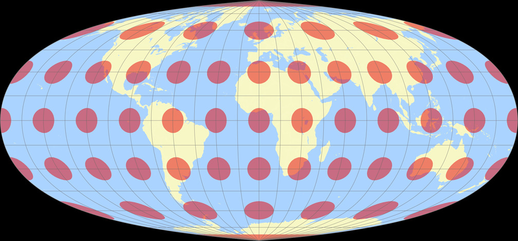 Sinucyli [1] Tissot Indicatrix