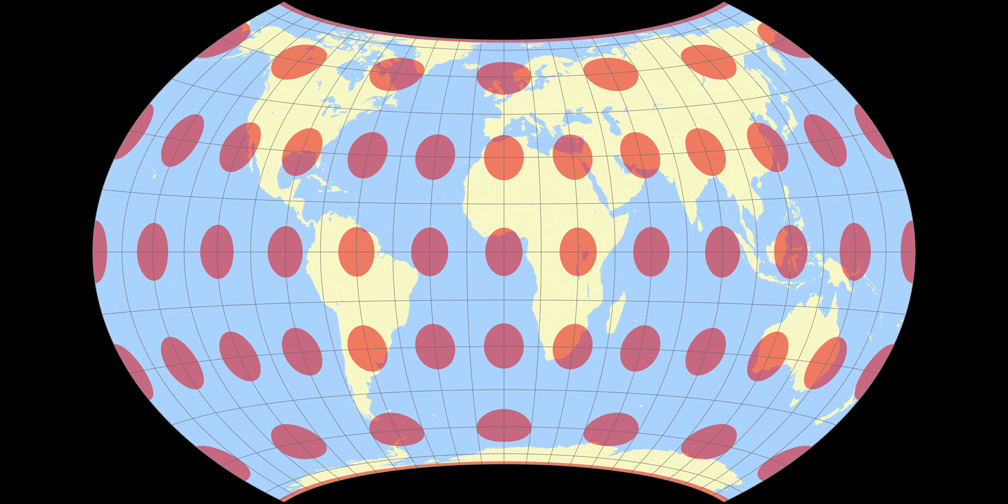 Frančula XIV Tissot Indicatrix