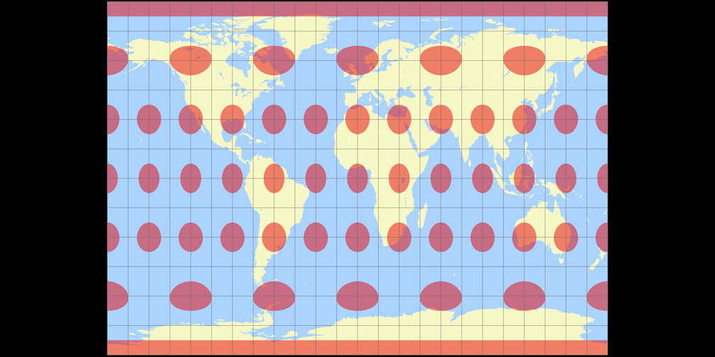 Gall Isographic Tissot Indicatrix