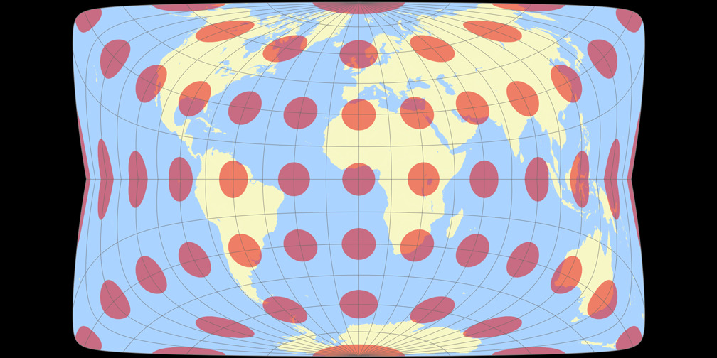 Strebe-Hammer 29°S Tissot Indicatrix