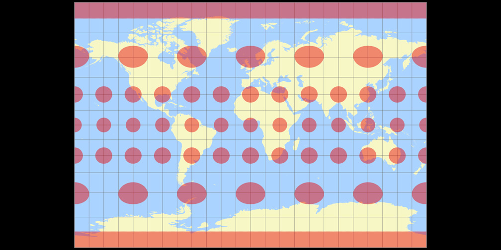 Urmayev II Cylindrical Tissot Indicatrix