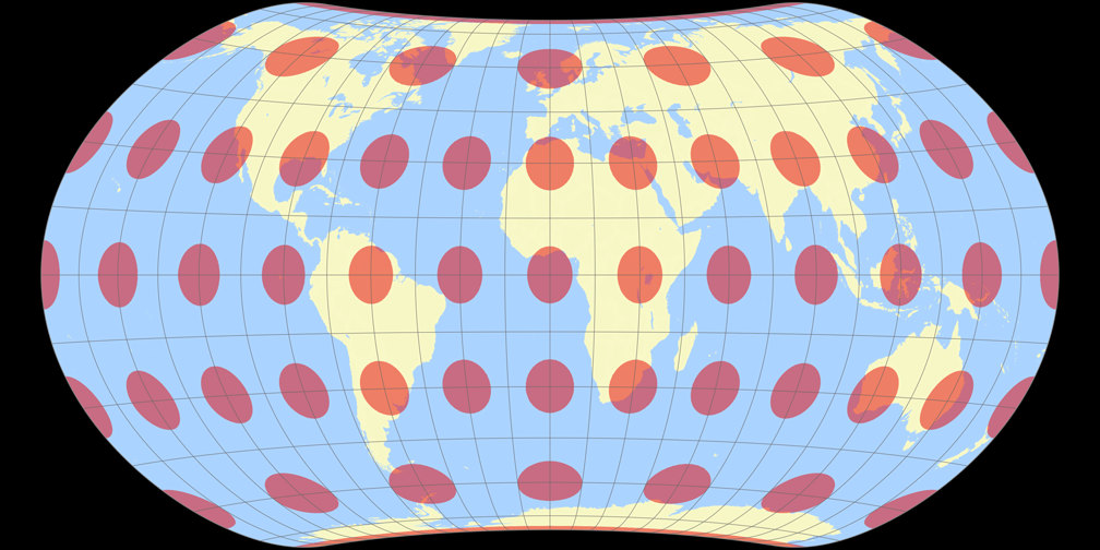 Wagner VII with Rounded Corners Tissot Indicatrix