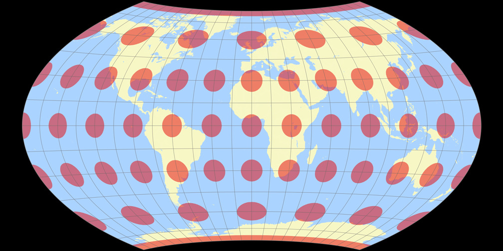 Wagner VIII Tissot Indicatrix